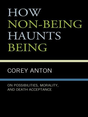 cover image of How Non-being Haunts Being